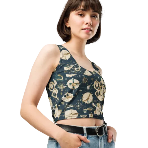 Celestial Instrument on a Crop Top