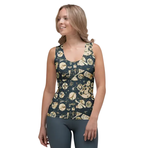 Celestial Instrument on a Women's Tank Top
