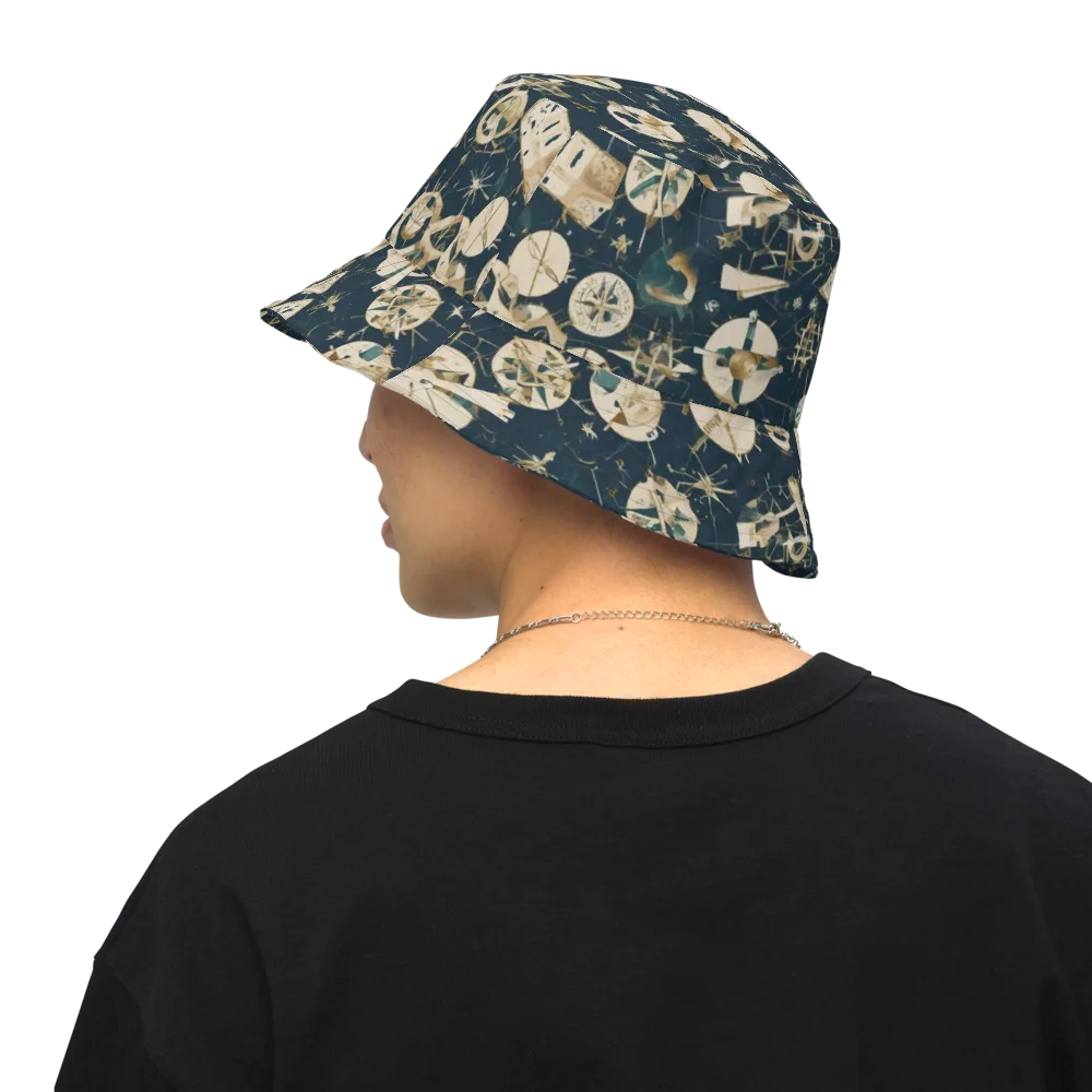Celestial Instrument on Reversible Bucket Hat — Back Inside