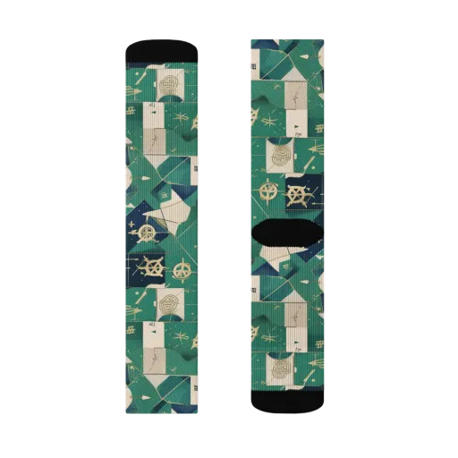 Cartographer’s Reverie on a Socks