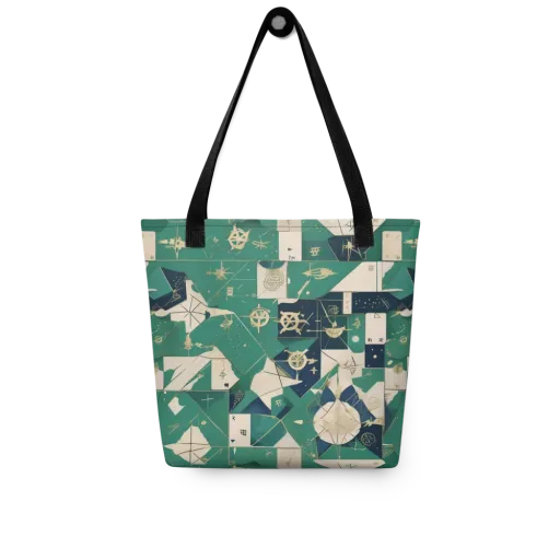 Cartographer’s Reverie on a Tote Bag