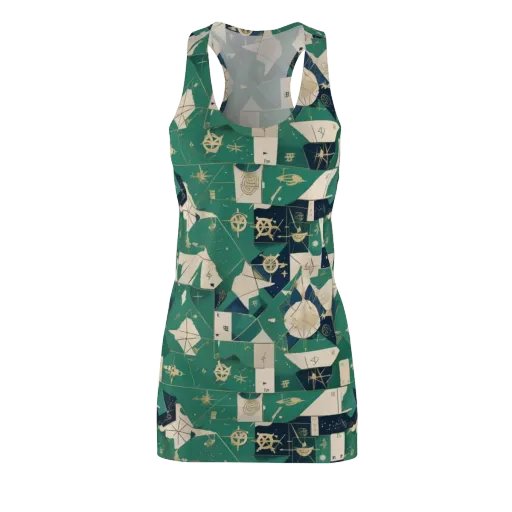 Cartographer’s Reverie on a Racerback Dress