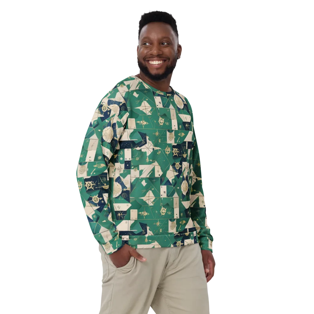 Cartographer’s Reverie on Sweatshirt — Front