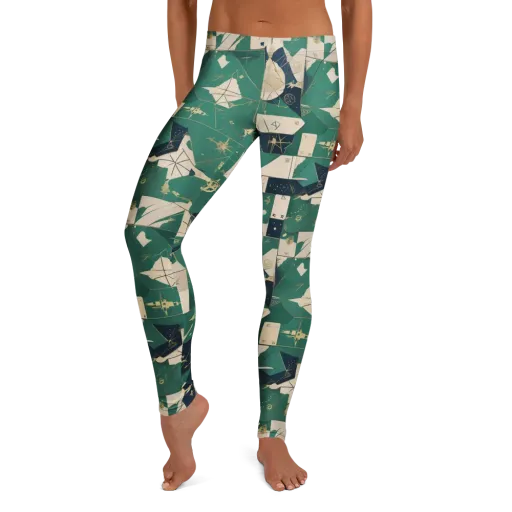 Cartographer’s Reverie on a Leggings