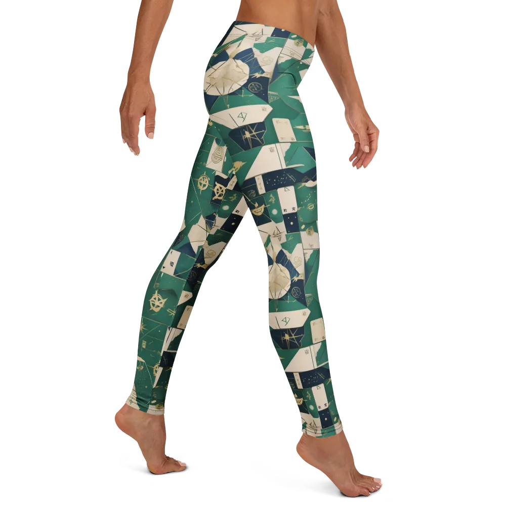 Cartographer’s Reverie on Leggings — Right