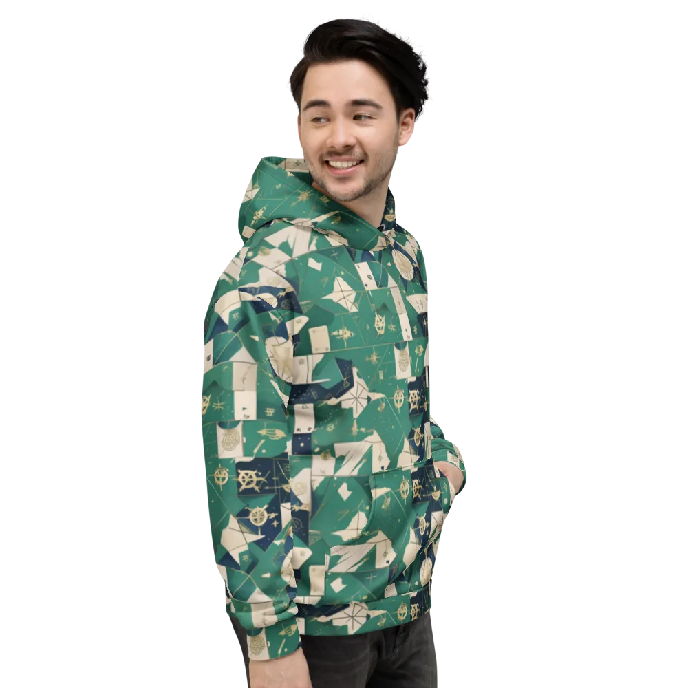 Cartographer’s Reverie on Hoodie — Right