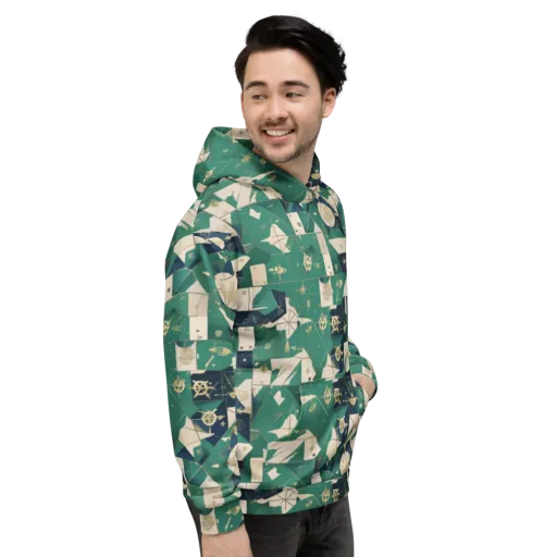 Cartographer’s Reverie on a Hoodie