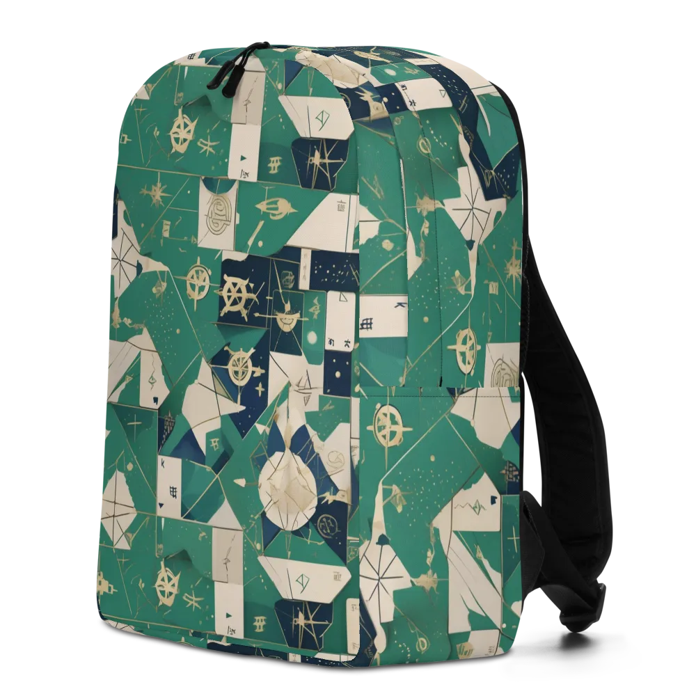 Cartographer’s Reverie on Minimalist Backpack — Left