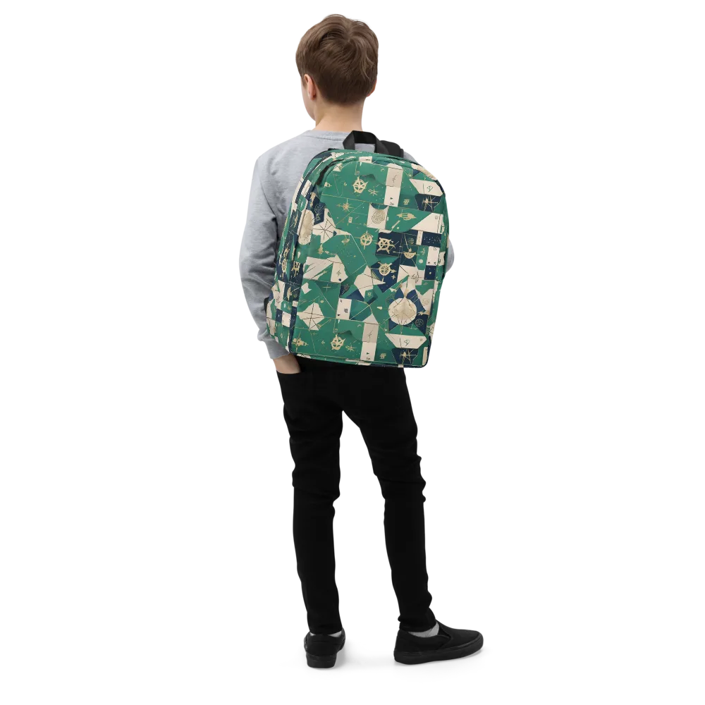 Cartographer’s Reverie on Minimalist Backpack — Right Front