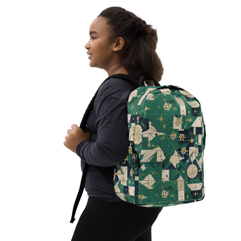 Cartographer’s Reverie on Minimalist Backpack — Right Front