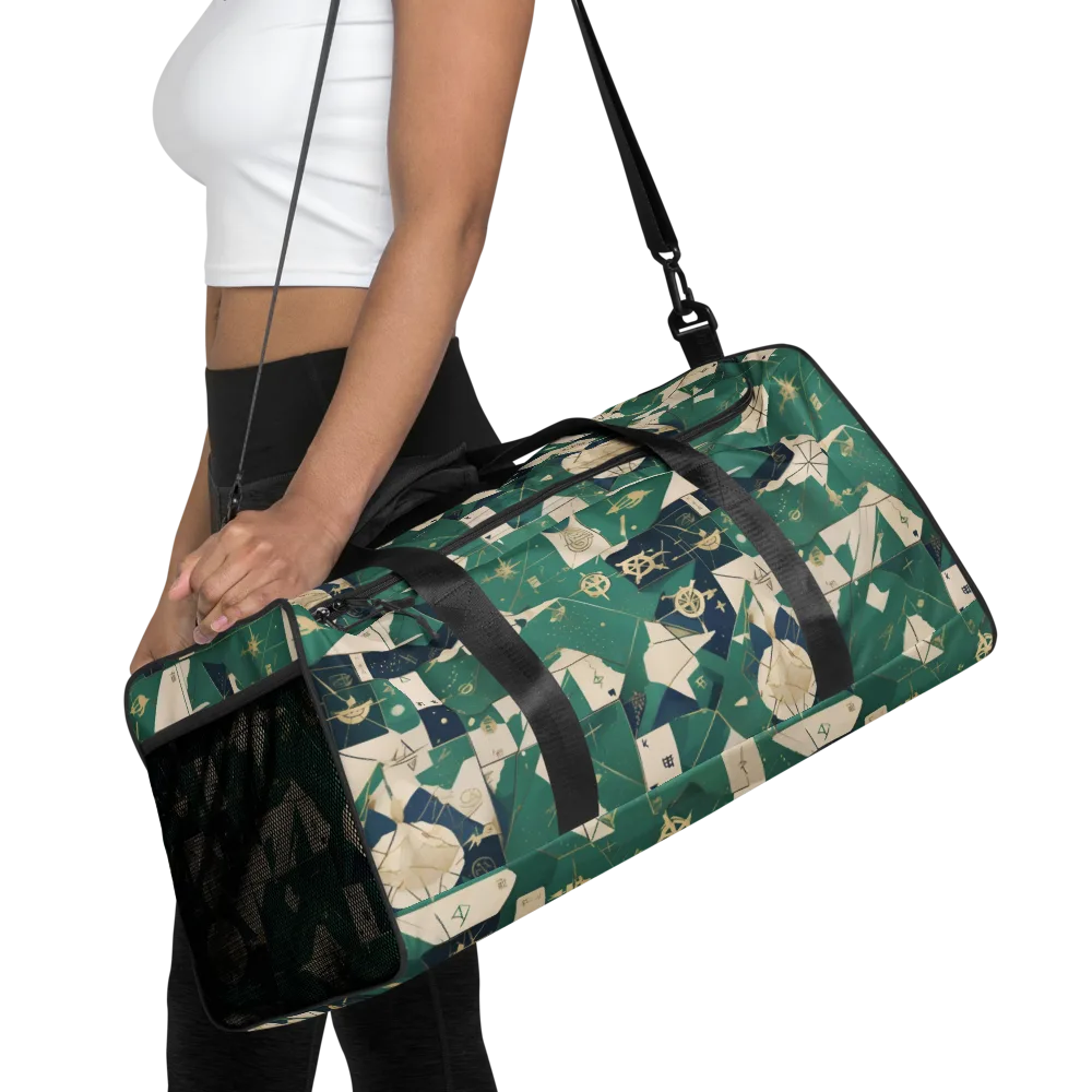 Cartographer’s Reverie on Duffle Bag — Front