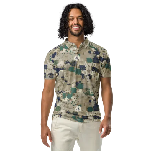 Cartographer’s Relic on a Men's Slim Fit Polo Shirt