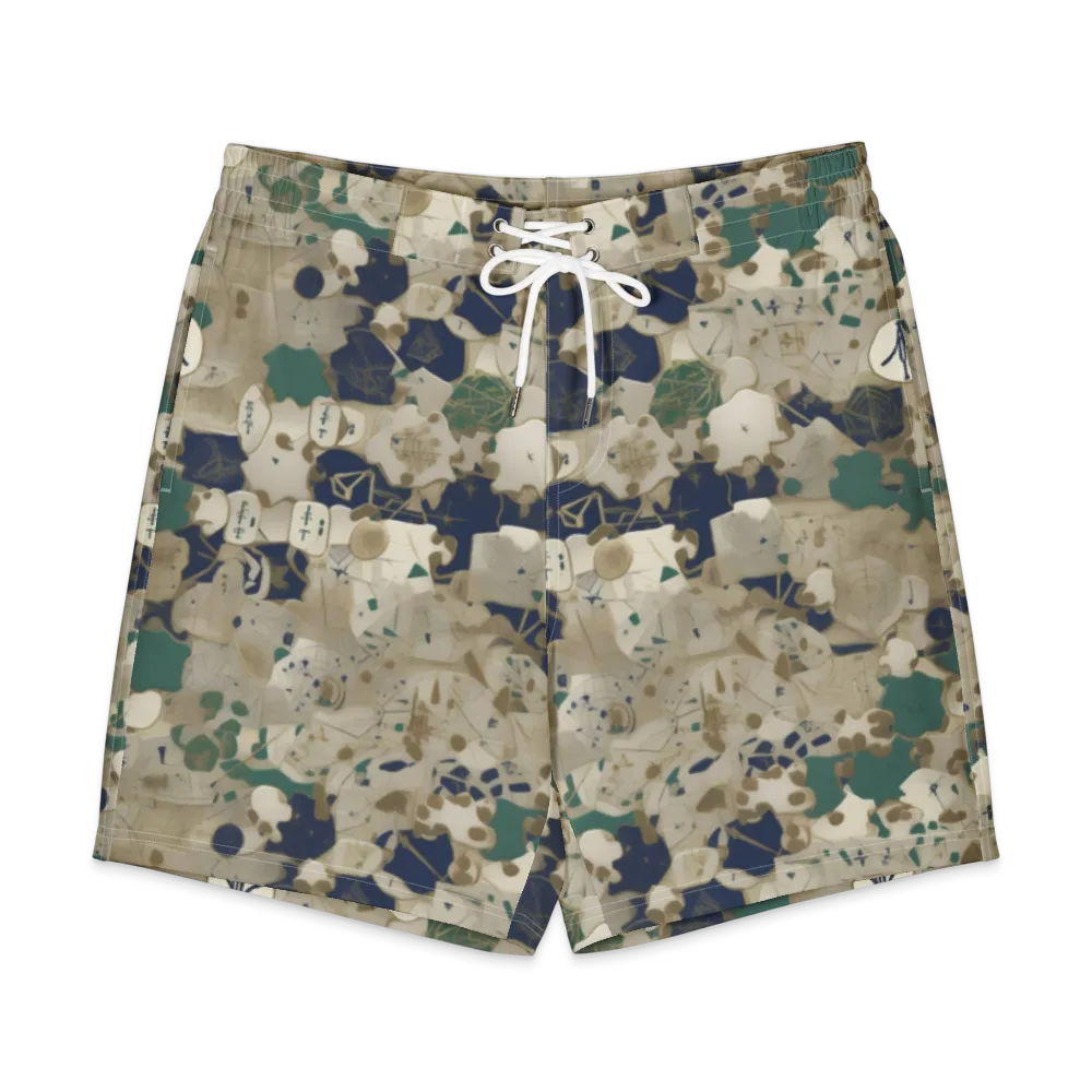 Cartographer’s Relic on Men's Board Shorts — Front