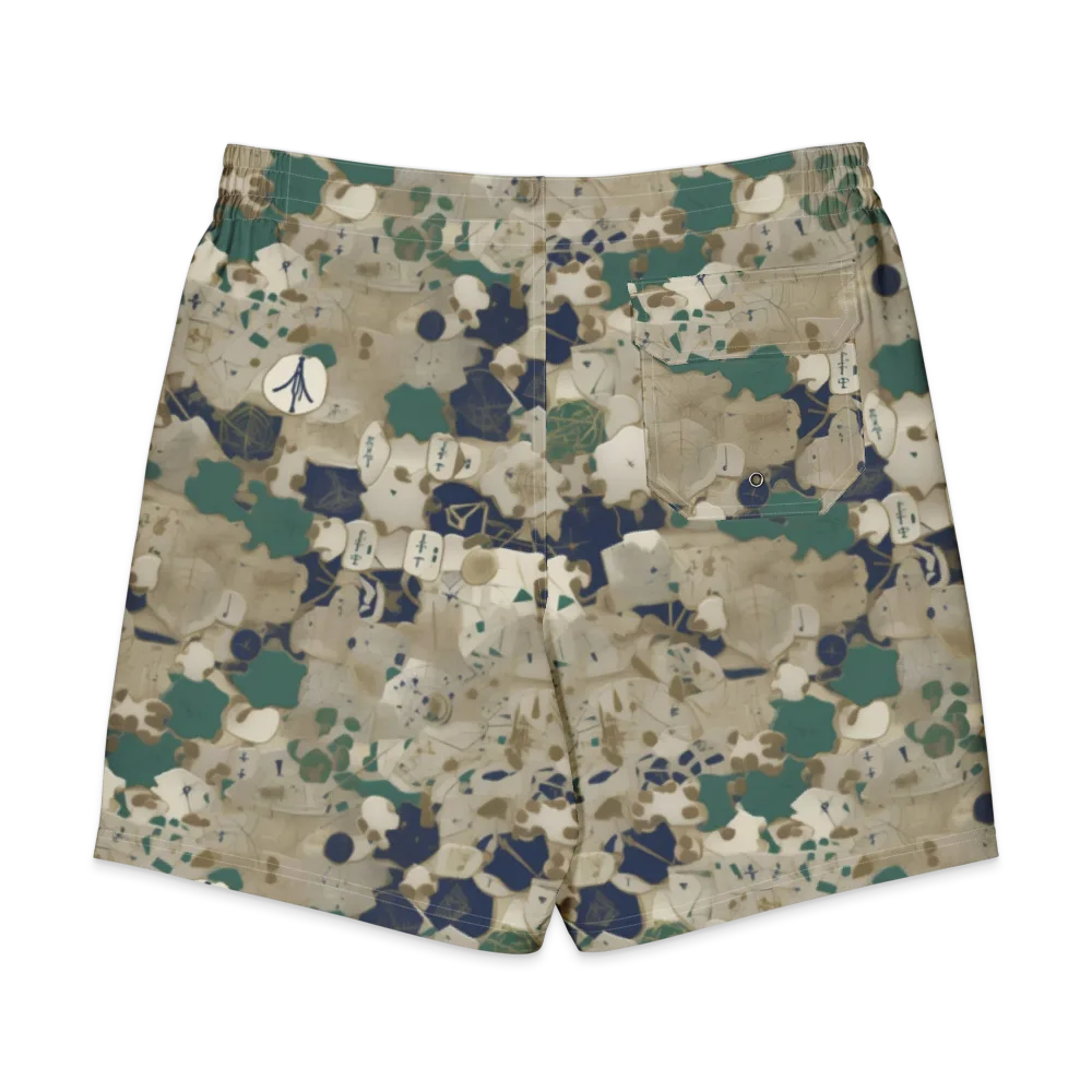 Cartographer’s Relic on Men's Board Shorts — Back