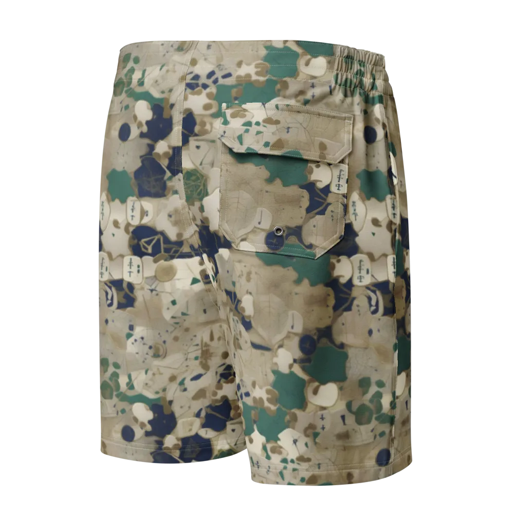 Cartographer’s Relic on Men's Board Shorts — Back