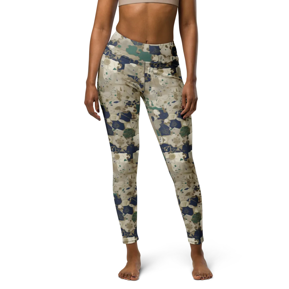 Cartographer’s Relic on Yoga Leggings — Front