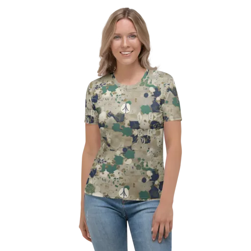 Cartographer’s Relic on a Women's Crew Neck T-Shirt