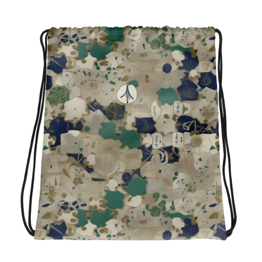 Cartographer’s Relic on a Drawstring Bag
