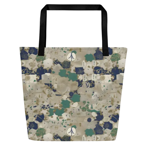Cartographer’s Relic on a Large Tote Bag W/ Pocket