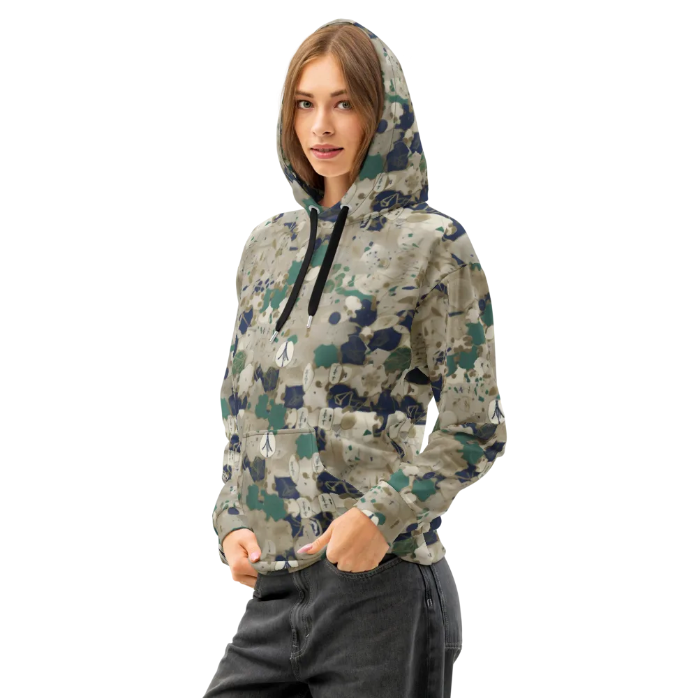 Cartographer’s Relic on Cotton Hoodie — Left Front