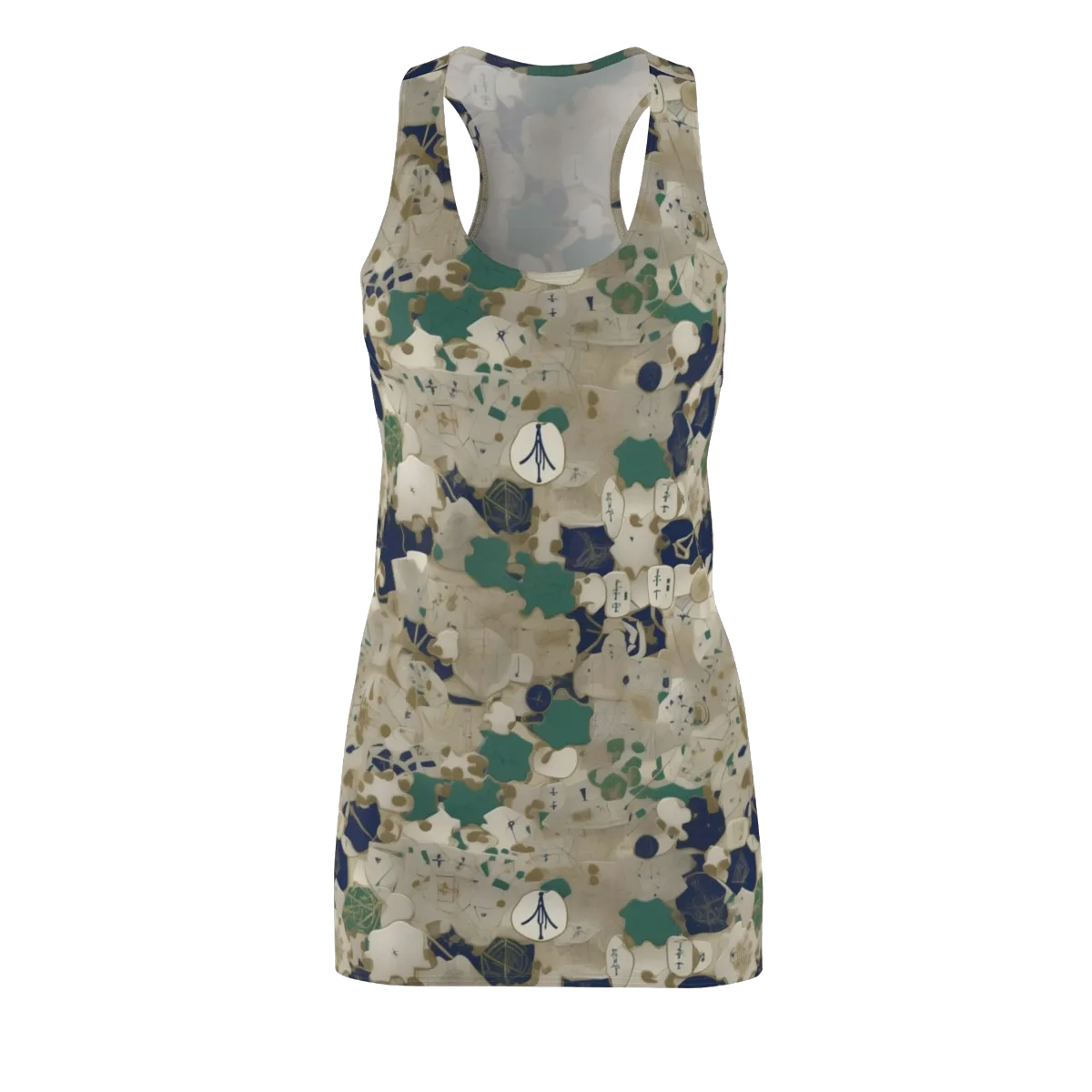 Cartographer’s Relic on Racerback Dress — Front