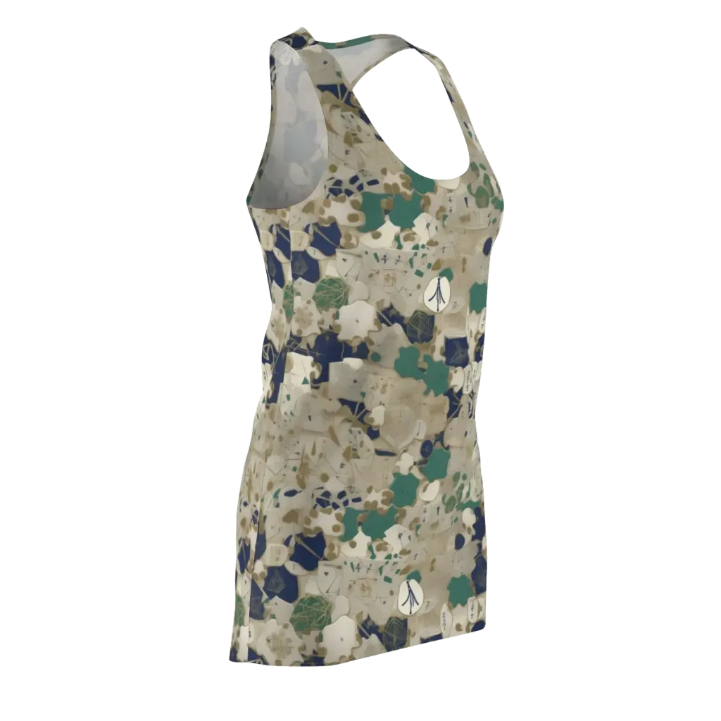 Cartographer’s Relic on Racerback Dress — Front Side