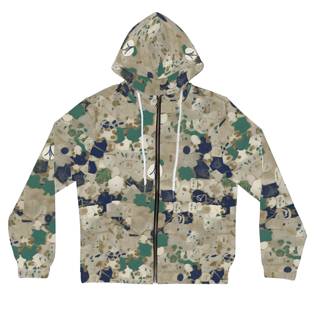 Cartographer’s Relic on Women's Full-Zip Hoodie — Front