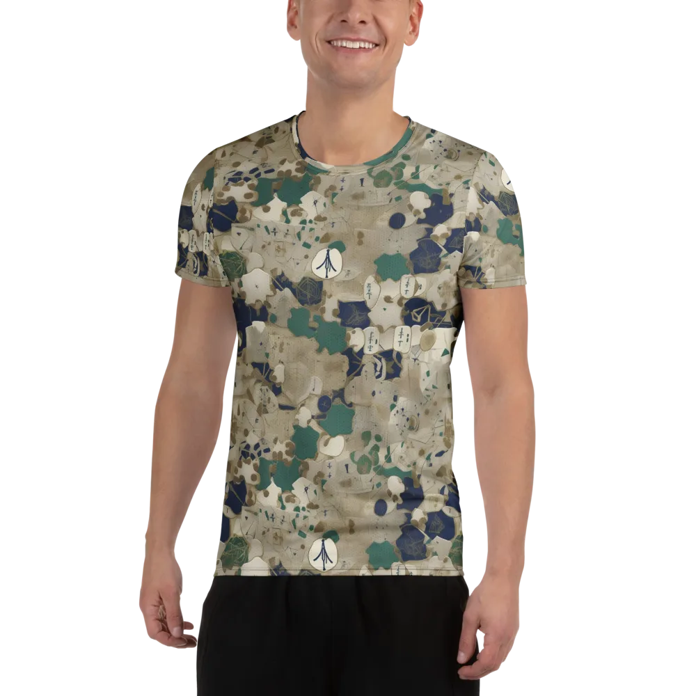 Cartographer’s Relic on Men's Athletic T-Shirt — Front