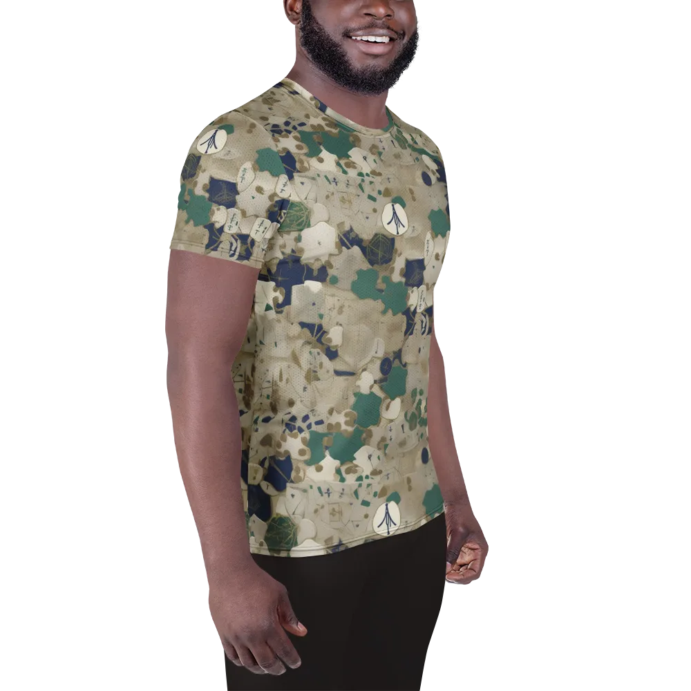Cartographer’s Relic on Men's Athletic T-Shirt — Right