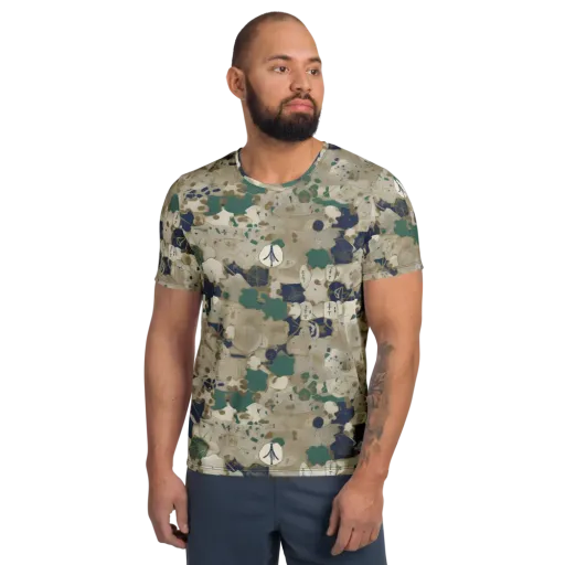 Cartographer’s Relic on a Men's Athletic T-Shirt