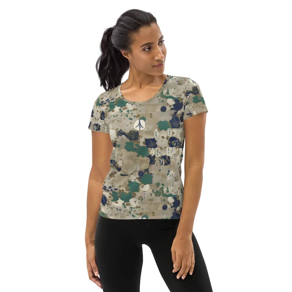 Cartographer’s Relic on Women's Athletic T-Shirt — Front