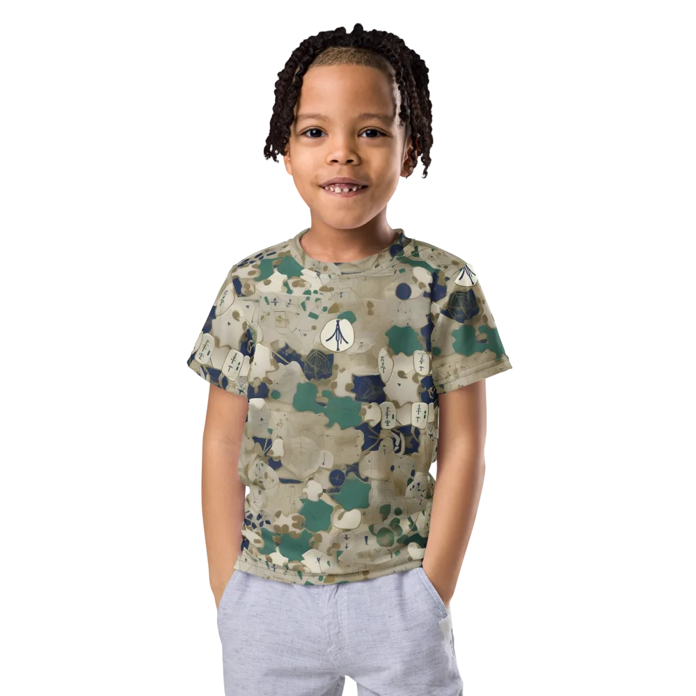 Cartographer’s Relic on Kids Crew Neck T-Shirt — Front