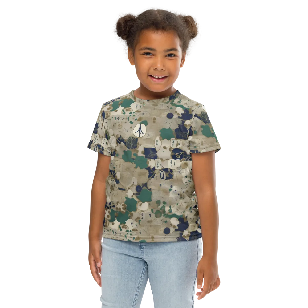 Cartographer’s Relic on Kids Crew Neck T-Shirt — Front