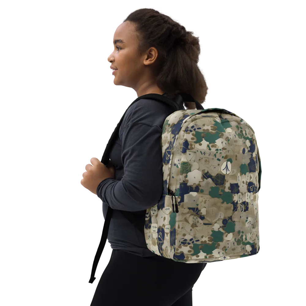 Cartographer’s Relic on Minimalist Backpack — Right Front