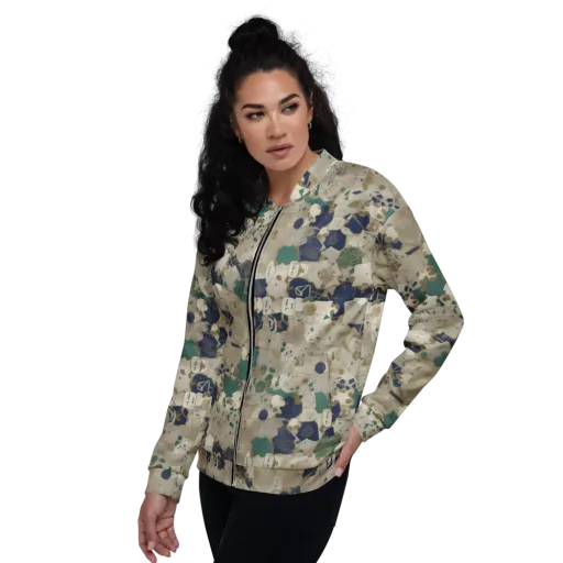 Cartographer’s Relic on a Bomber Jacket
