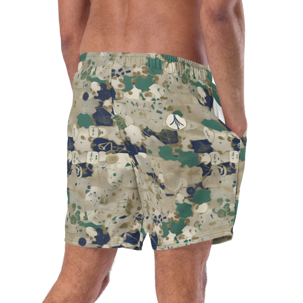 Cartographer’s Relic on Swim Trunks — Right Back