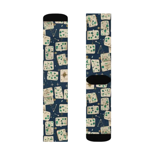 Compass Constellation on a Socks