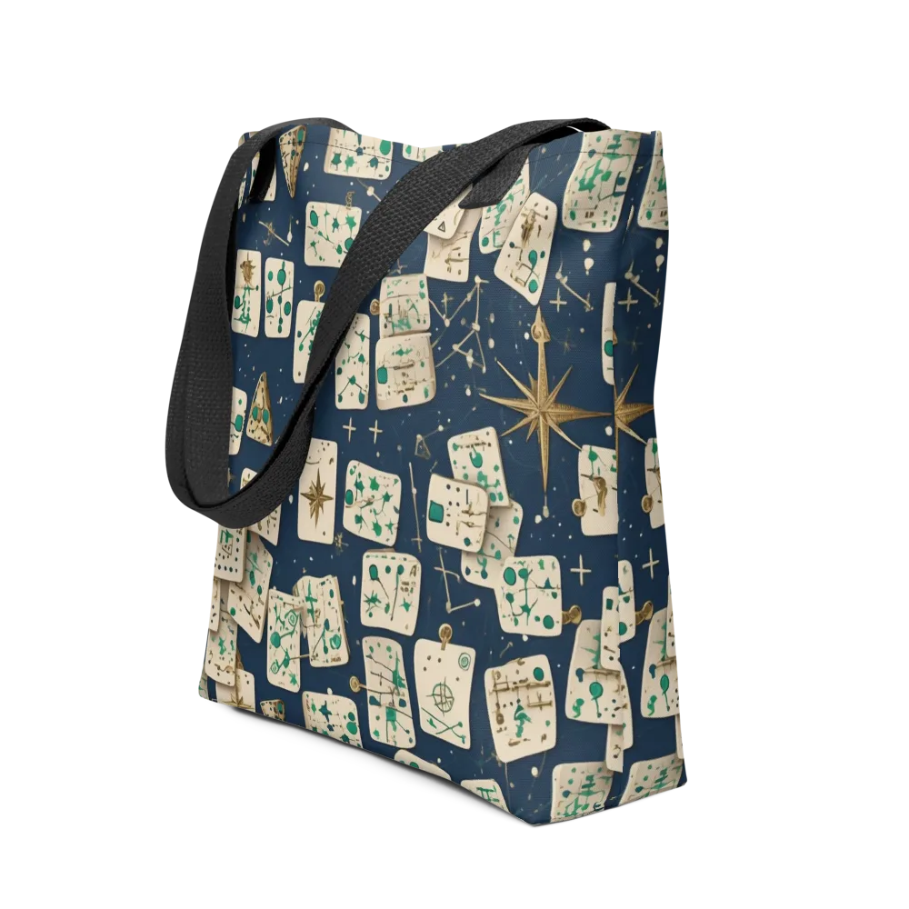 Compass Constellation on Tote Bag — Front