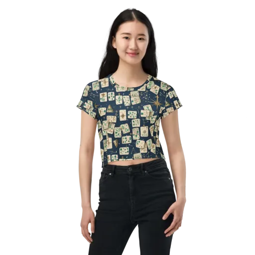 Compass Constellation on a Crop Tee