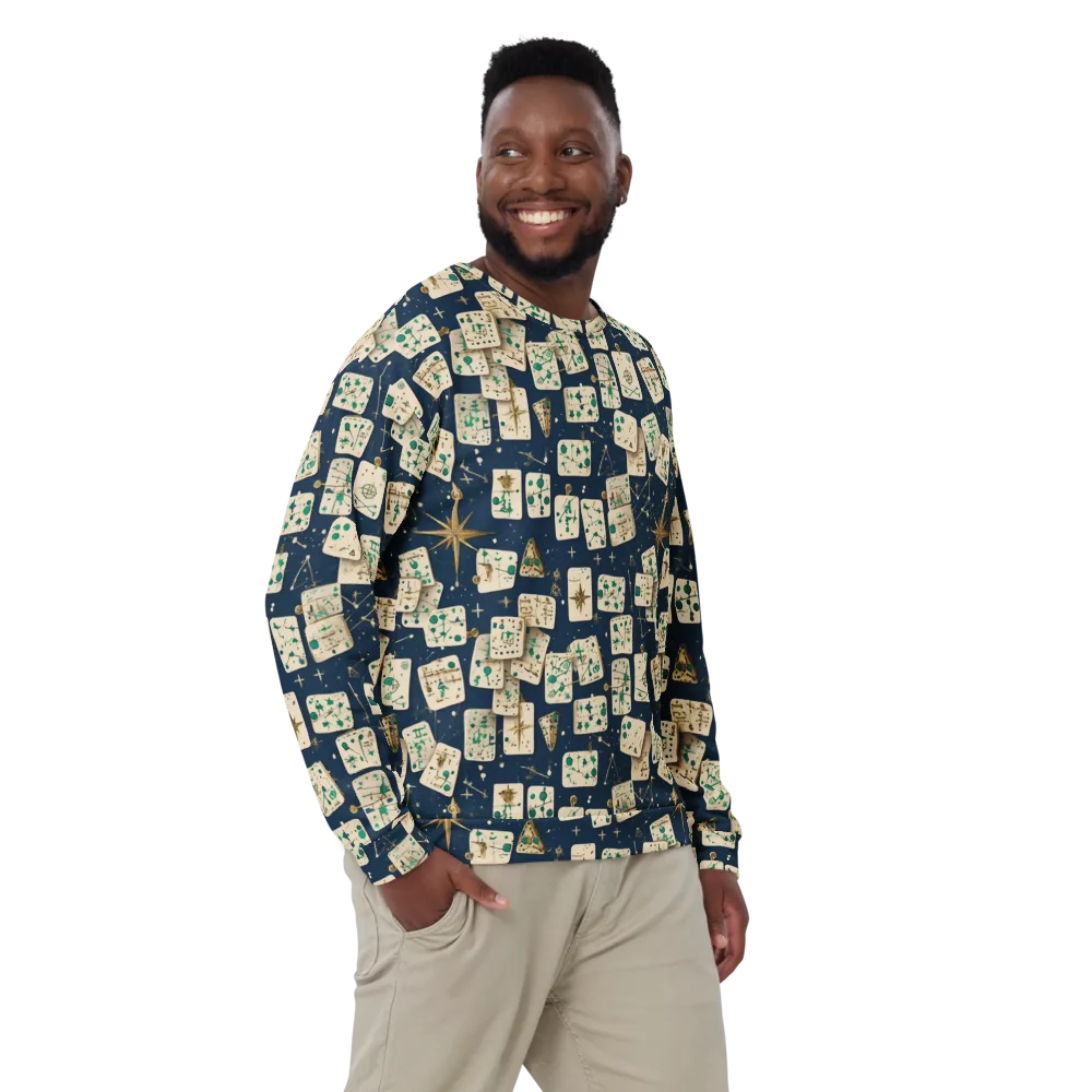 Compass Constellation on Sweatshirt — Front