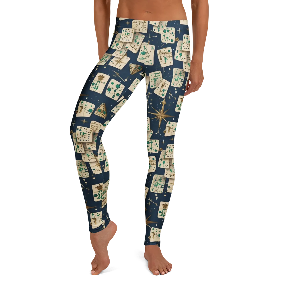 Compass Constellation on Leggings — Front