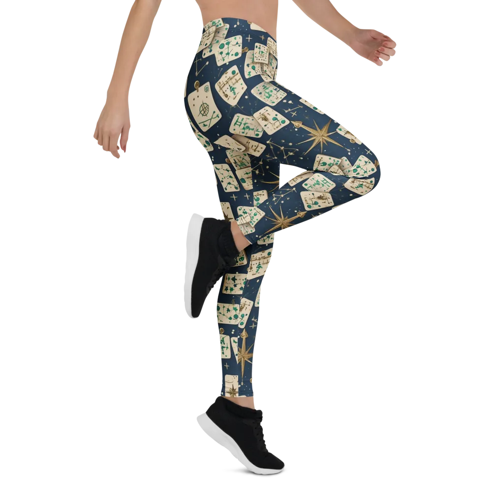 Compass Constellation on Leggings — Right