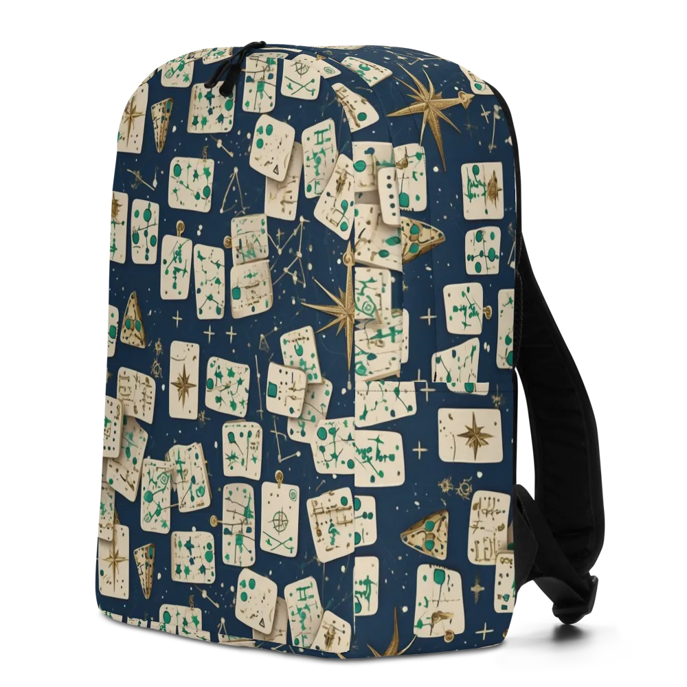 Compass Constellation on Minimalist Backpack — Left