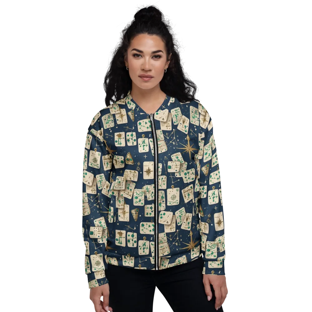 Compass Constellation on Bomber Jacket — Front