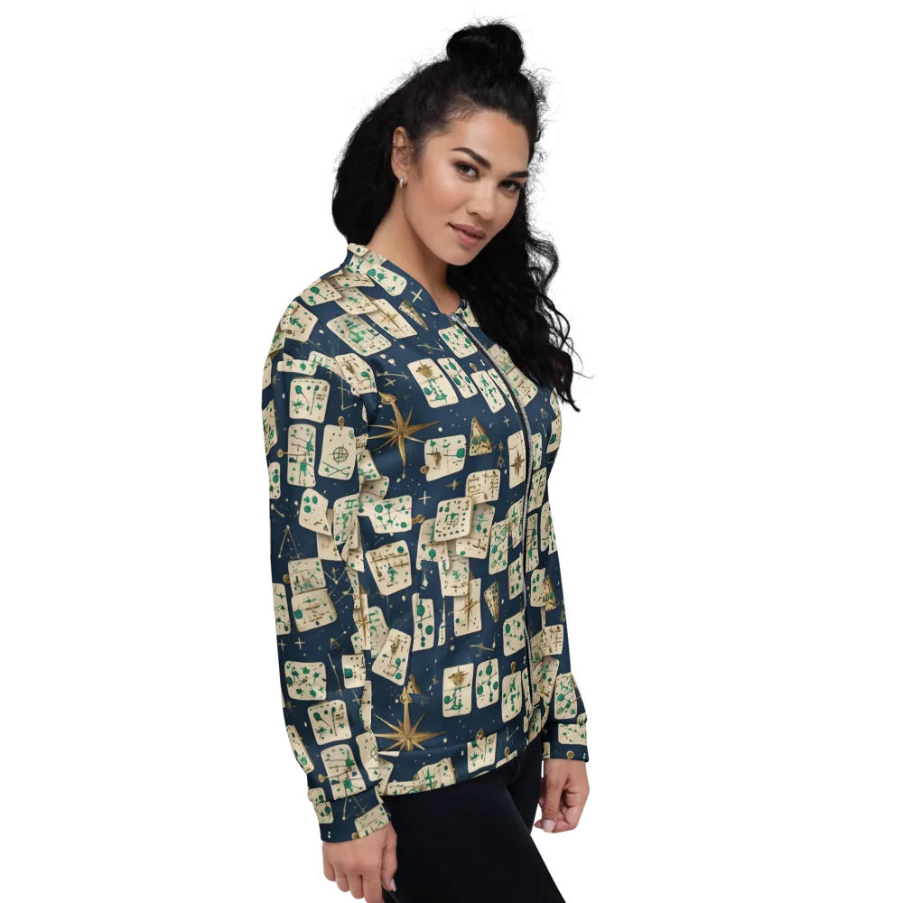 Compass Constellation on Bomber Jacket — Right