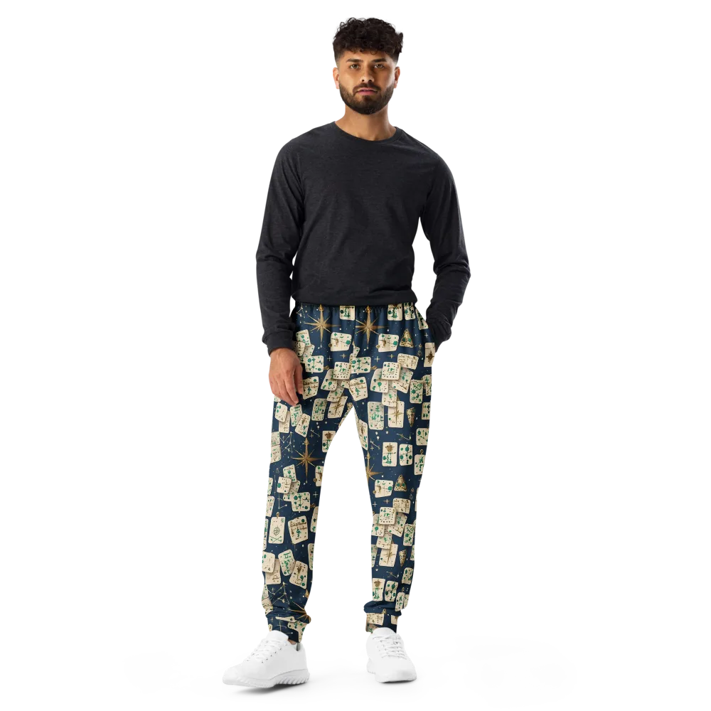 Compass Constellation on Men's Joggers — Front