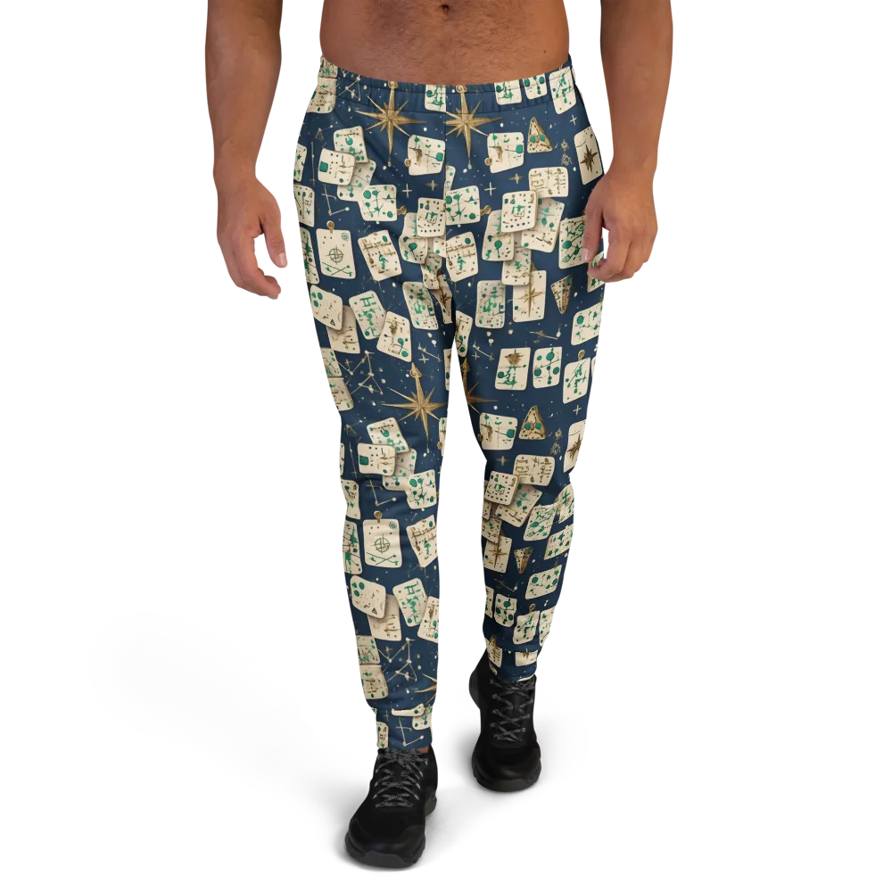 Compass Constellation on Men's Joggers — Front