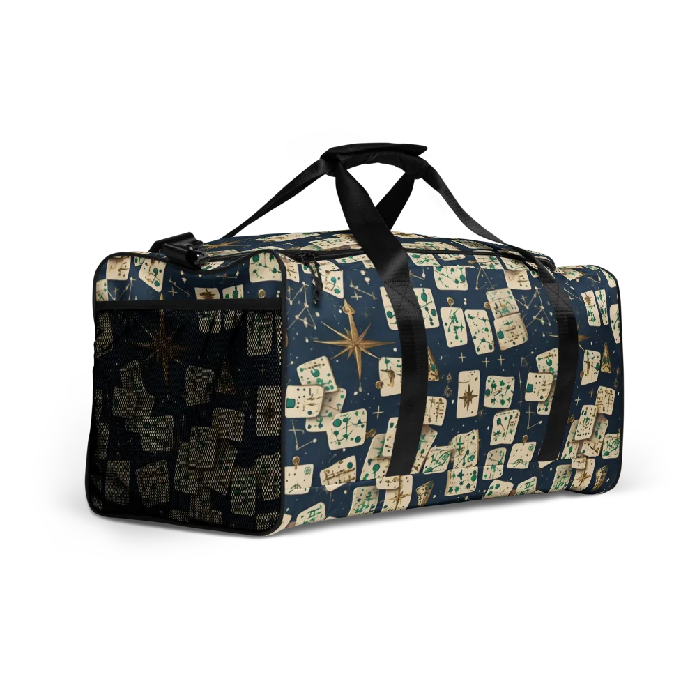 Compass Constellation on Duffle Bag — Right Front