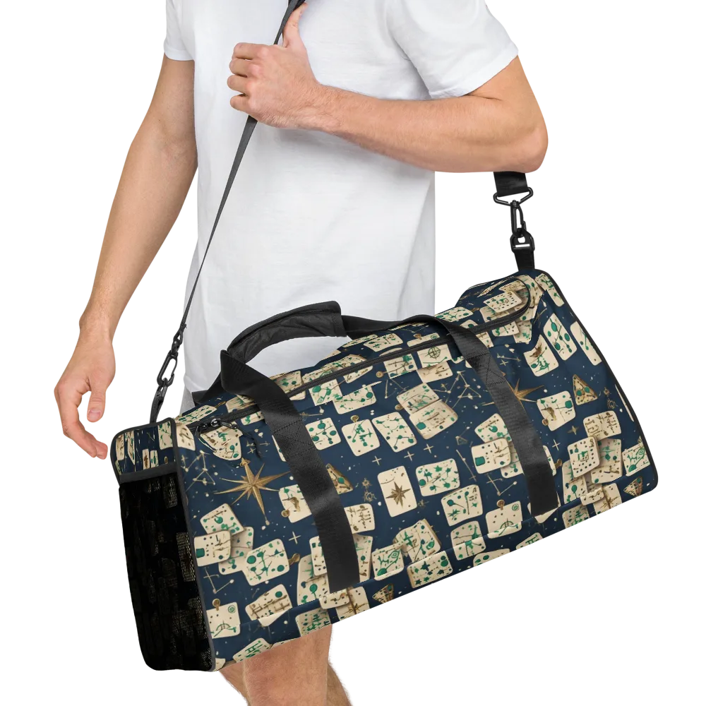 Compass Constellation on Duffle Bag — Right Front