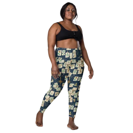 Compass Constellation on a Leggings with Pockets